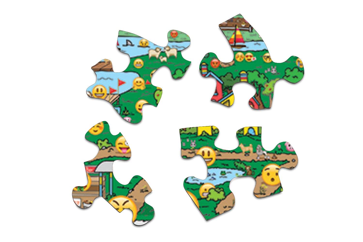 Amazon.co.jp: Springbokパズル – emojiville – 1000ピース